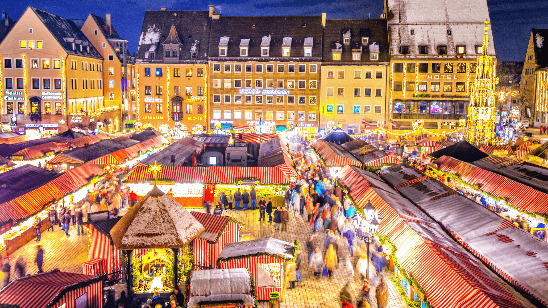 Weihnachtsmärkte ziehen mit funkelnden Lichtern, duftenden Leckereien und handgefertigten Geschenken Millionen von Besuchern an.